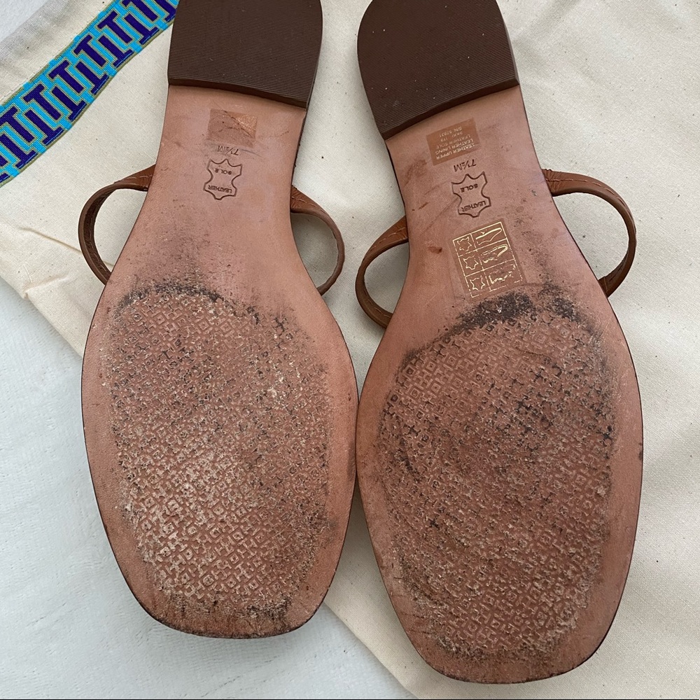 Tory Burch Mini Miller Leather Thong - Picture 12 of 12